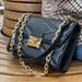 Michael Kors Bags | Michael Kors Medium Purse Bag Handbag Shoulder Crossbody Messenger Mk Black Gold | Color: Black | Size: Os