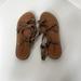American Eagle Outfitters Shoes | American Eagle Women’s Sandals, Tan Suede Straps | Color: Tan | Size: 6