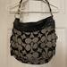 Coach Bags | Coach Black/White Signature Logo Hobo Purse | Color: Black/White | Size: Os