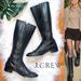 J. Crew Shoes | J. Crew Classic Leather Riding Boots Buckle Tall Boots | Color: Black/Gold | Size: 10