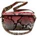 Michael Kors Bags | Michael Kors Slater Sling Pack Messenger Bag Dahlia Reptile Pink Multicolor. | Color: Gold/Pink/Red | Size: Os