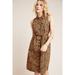 Anthropologie Dresses | Anthro Maeve Gemini Tiger Waist Tie Shirtdress | Color: Black/Tan | Size: 6