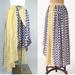 Anthropologie Skirts | Anthropologie Funktional 100% Silk Hi Low Skirt Boho Size Xs | Color: Blue/Yellow | Size: Xs