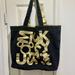 Disney Bags | Disney Parks Mickey Mouse Black And Gold Tote Bag | Color: Black/Gold | Size: 14 X 17 Inches