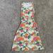 Lularoe Dresses | Floral Lularoe Dress | Color: Pink/Tan | Size: M