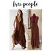 Free People Dresses | Free People Show Stopper Midi Dress In Dark Brown! | Color: Brown | Size: S