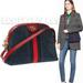 Gucci Bags | Gucci Ophidia Gold Gg Marmont Logo Blue Suede Red Leather Crossbody Shoulder Bag | Color: Blue/Red | Size: Os