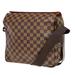 Louis Vuitton Bags | Authentic Louis Vuitton Naviglio Shoulder Bag Damier Ebene Leather Brown | Color: Brown | Size: W 28 X H 24 X D 14 Cm (Approx.)