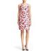 Kate Spade New York Dresses | Kate Spade Bright Watercolor Rosebud Floral Print V-Neck Dress, Size 0 | Color: Gray/Pink | Size: 0