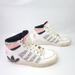 Adidas Shoes | Adidas Shoes Original Hardcourt Running Sneakers High Tops Fv6983 Youth Size 4.5 | Color: Pink/White | Size: 4.5g
