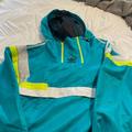 Adidas Jackets & Coats | Adidas Running Quarter Zip With Hood Size Xl Super Nice | Color: Blue/Yellow | Size: Xl