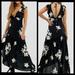 Free People Dresses | Free People She's A Waterfall Black Dress 4 Nwt | Color: Black | Size: 4