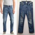 J. Crew Jeans | J. Crew 770 Straight Mens Jeans Stretch Broken-In Japanese Denim Sz Tag W29 L30 | Color: Blue | Size: W29 L30