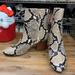 J. Crew Shoes | J. Crew Snake Print Boots | Color: Cream/Tan | Size: 6