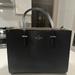 Kate Spade Bags | Kate Spade Laurel Way Reese Leather Crossbody Bag Purse Handbag, Color, Black. | Color: Black/Gold | Size: Os