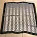 Louis Vuitton Accessories | Louis Vuitton Lv, Silver Black Silk Scarf Shaw, Large 38 Inch Monogram Fall | Color: Black/Silver | Size: Os