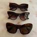 Free People Accessories | 3 Tortoise Cat Eye Sunglasses | Color: Brown/Tan | Size: Os