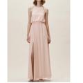 Anthropologie Dresses | Bhldn Anthropologie Cayenne Maxi Dress In Blush, Size Small | Color: Cream/Pink | Size: S