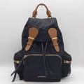 Burberry Bags | Burberry Rucksack Backpack Black Nylon Leather 4016622 | Color: Black | Size: Os