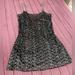 Free People Dresses | Free People Black And Silver Sequin Sheer Slip Mini Dress Size Medium | Color: Black/Silver | Size: M
