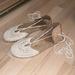 Free People Shoes | Free People White & Tan Espadrille Sandals Size 9 | Color: Tan/White | Size: 9