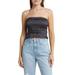 Free People Tops | Free People Women's Grey Be Right Back Tube Top Smocked Bodice Bohemian Medium | Color: Gray | Size: M