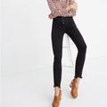 Madewell Jeans | Madewell Washed Black 10” High Rise Button Fly Skinny Jeans Size 34 | Color: Black/Gray | Size: 34