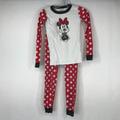 Disney Pajamas | Hanna Andersson Disney - Girls 10 - Red & White Minnie Mouse 2 Piece Pajama Set | Color: Red/White | Size: 10g