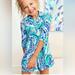 Lilly Pulitzer Dresses | Lilly Pulitzer Amelia Polo Dress Wave After Wave | Color: Blue/Green | Size: 4-5y