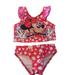 Disney Swim | Disney Minnie Mouse Toddler Girls Two Piece Bathing Swimming Suit Bikini Size 2t | Color: Pink/White | Size: 2tg