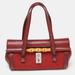 Gucci Bags | Gucci Red Gg Canvas And Leather Bamboo Bullet Bag | Color: Red | Size: Os
