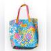 Lilly Pulitzer Bags | Euc Lilly Pulitzer For Estee Lauder Tote Bag | Color: Blue/Pink | Size: Os