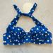 J. Crew Swim | 3/$10 J. Crew Blue And White Polka Dot Bikini Top | Color: Blue/White | Size: Xs