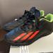 Adidas Shoes | Adidas X Speedportal Soccer Shoes, Boys, Black With Orange Stripes, Size 2.5us | Color: Black | Size: 2.5b