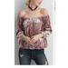 American Eagle Outfitters Tops | American Eagle Outfitters Crushed Off-Shoulder Blouse Top Size M Velvet Pink | Color: Pink | Size: Medium