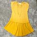 Anthropologie Dresses | Anthropologie Saturday Sunday Mustard Yellow Mini Dress Women’s Size Small | Color: Yellow | Size: S