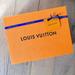Louis Vuitton Bags | Authentic Louis Vuitton Large Empty Gift Box With Ribbon And Gift Tag | Color: Blue/Orange | Size: Os