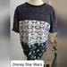 Disney Shirts | Disney Star Wars Mens Graphic Shirt Size Large | Color: Black/White | Size: L