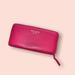 Kate Spade Bags | Kate Spade Mikas Pond Lacey Leather Wallet | Color: Pink | Size: Os