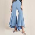 Anthropologie Pants & Jumpsuits | Anthropologie Blue Zinnia Flare Trousers Pants Size 16 | Color: Blue | Size: 16
