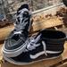 Vans Shoes | Black ‘Vans Off The Wall’. Trendy School Shoe. Canvas Shoe, Trendy, No Wear/Tear | Color: Black | Size: 10