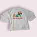 Disney Tops | Disneyland Christmas Sweater Weather Toy Story Slinky Thermal Henley Long Sleeve | Color: Gray/Green | Size: S