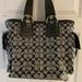 Coach Bags | Coach Large Soho Black Signature Tote - No. Co6q-10080 | Color: Black/Gray | Size: Os