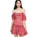 Free People Dresses | Free People | Mixed Emotions Off-The-Shoulder Red Mini Dress | Size 12 | Color: Pink/Red | Size: 12
