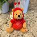 Disney Toys | Disney’s Firefly Winnie The Pooh Beanie Baby | Color: Red/Tan | Size: Os