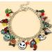 Disney Jewelry | Brand New! Nightmare Before Christmas Charm Bracelet Jack Sally Zero And The Gan | Color: Blue/Purple | Size: Os