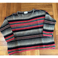 Ralph Lauren Sweaters | Denim Supply Ralph Lauren Women's Cropped Sweater, Xl | Color: Black/Red | Size: Xl