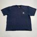 Carhartt Shirts | 007 - Vintage 00s Carhartt Faded Blue Work Wear Pocket Tee T Shirt | Color: Blue/White | Size: M