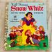 Disney Other | 3/$20 Vintage Snow White And The Seven Dwarfs Little Golden Book | Color: Blue/Red | Size: Os