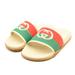 Gucci Shoes | Gucci Pursuit Gg Logo Slide Sandal (Eu 35) | Color: Green/Red | Size: 35eu